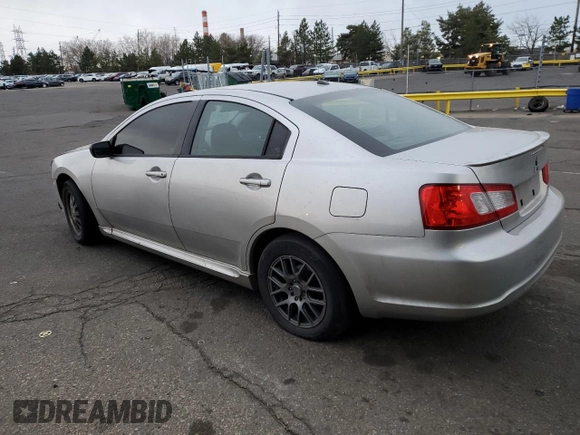 2010 Mitsubishi Galant ES with VIN 4A32B3FF0AE004969, listed as a Copart auction lot 49839655 with 0 mi miles and Non Repairable. Bid and sale history available at carsss.com. Image 2.