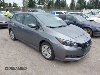 2023 Nissan LEAF S with VIN 1N4AZ1BV3PC557704, listed as a IAAI auction lot 41949004 with 17,348 mi miles and . Bid and sale history available at DreamBid. Image 1.