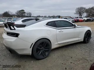 2016 Chevrolet Camaro 2LT with VIN 1G1FD1RSXG0129424, listed as a Copart auction lot 86807184 with 108,442 mi miles and Salvage Title. Bid and sale history available at carsss.com. Image 3.