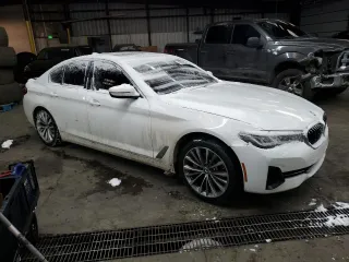 2021 BMW 5 Series 530i xDrive with VIN WBA13BJ01MWW97376, listed as a Copart auction lot 45951655 with Not Provided miles and Salvage Title. Bid and sale history available at carsss.com. Image 4.