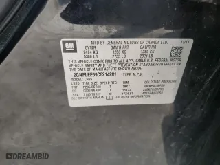 2012 Chevrolet Equinox LT w/1LT with VIN 2GNFLEE59C6214281, listed as a Copart auction lot 45920685 with 110,774 mi miles and Salvage Title. Bid and sale history available at carsss.com. Image 15.