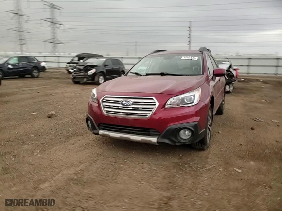 2017 Subaru Outback Limited with VIN 4S4BSANC2H3302133, listed as a Copart auction lot 49502045 with 42,608 mi miles and Salvage Title. Bid and sale history available at carsss.com. Image 10.