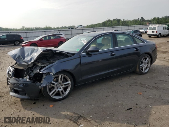 2015 Audi A6 Premium Plus with VIN WAUGFAFC5FN034951, listed as a Copart auction lot 58916435 with 121,560 mi miles and Clean title. Bid and sale history available at DreamBid. Image 1.