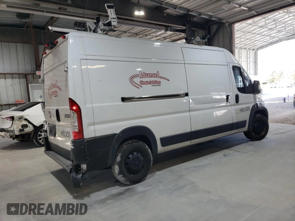 2023 Ram ProMaster Cargo with VIN 3C6MRVHG7PE510280, listed as a Copart auction lot 76764844 with 81,689 mi miles and Salvage Title. Bid and sale history available at carsss.com. Image 3.