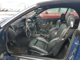 2003 BMW 3 Series 330Ci with VIN WBABS53453EV90537, listed as a Copart auction lot 44604935 with 143,530 mi miles and Salvage Title. Bid and sale history available at carsss.com. Image 7.