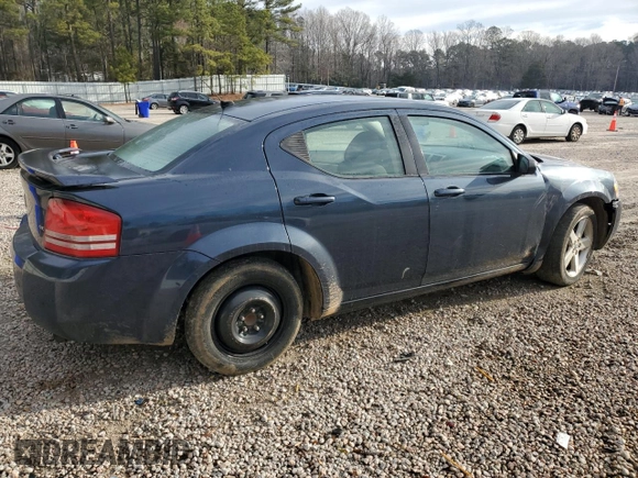 2008 Dodge Avenger SXT with VIN 1B3LC56R98N121309, listed as a Copart auction lot 47460895 with 132,190 mi miles and Salvage Title. Bid and sale history available at carsss.com. Image 3.