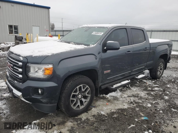 2015 GMC Canyon 4WD SLE with VIN 1GTG6BE33F1115979, listed as a Copart auction lot 41680415 with 155,346 mi miles and Salvage Title. Bid and sale history available at carsss.com. Image 1.