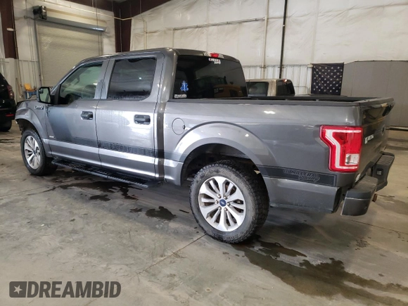 2017 Ford F-150 XL with VIN 1FTEW1EP3HKD59441, listed as a Copart auction lot 41741055 with 155,149 mi miles and Salvage Title. Bid and sale history available at carsss.com. Image 2.