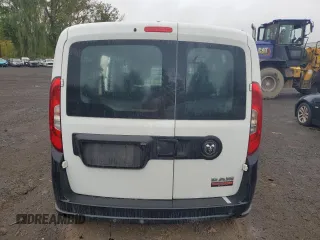 2021 Ram ProMaster City Cargo Tradesman with VIN ZFBHRFAB0M6U52709, listed as a Copart auction lot 73232844 with Not Provided miles and Salvage Title. Bid and sale history available at DreamBid. Image 6.
