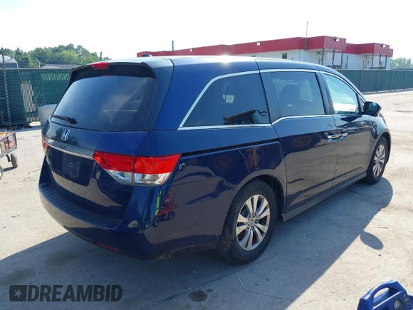 2014 Honda Odyssey EX-L with VIN 5FNRL5H68EB082413, listed as a IAAI auction lot 42860298 with 176,874 mi miles and . Bid and sale history available at DreamBid. Image 4.