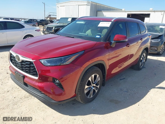 2023 Toyota Highlander L with VIN 5TDKDRAH5PS031581, listed as a IAAI auction lot 41527938 with 16,110 mi miles. Bid and sale history available at carsss.com. Image 17.