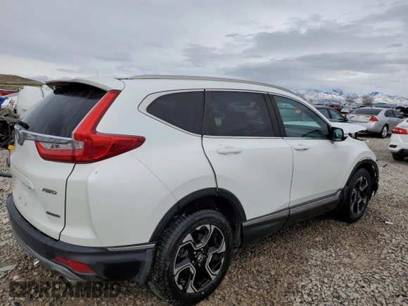 2019 Honda CR-V Touring with VIN 7FARW2H95KE015140, listed as a Copart auction lot 49655225 with 95,832 mi miles and Salvage Title. Bid and sale history available at carsss.com. Image 3.