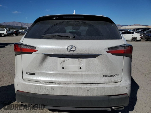 2015 Lexus NX 200t with VIN JTJBARBZXF2023897, listed as a Copart auction lot 46298035 with 84,619 mi miles and Salvage Title. Bid and sale history available at DreamBid. Image 6.