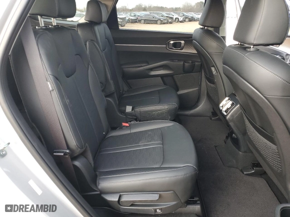 2025 Kia Sorento Hybrid EX with VIN KNDRH4JG9S5290585, listed as a Copart auction lot 42186835 with 387 mi miles and Salvage Title. Bid and sale history available at carsss.com. Image 10.