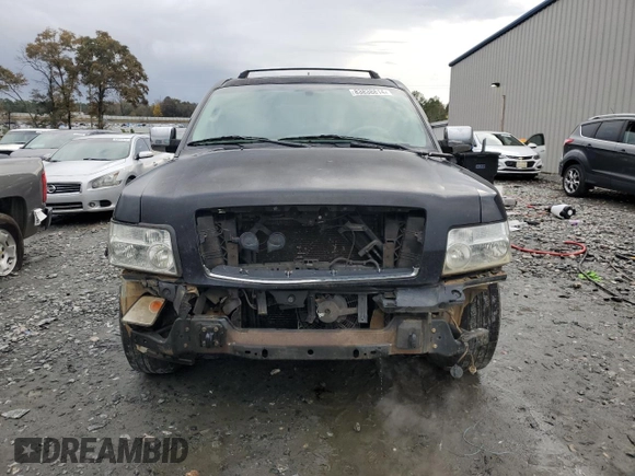 2005 Infiniti QX56 with VIN 5N3AA08A65N813953, listed as a Copart auction lot 83838814 with 168,503 mi miles and Salvage Title. Bid and sale history available at carsss.com. Image 5.