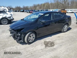 2023 Nissan Versa S z VIN 3N1CN8DV5PL869261, wystawiony jako Copart lot #53092605 z przebiegiem 18 288 mil mil oraz Szkoda całkowita • Salvage title. Historia ofert i sprzedaży dostępna na DreamBid. Obrazek 1.