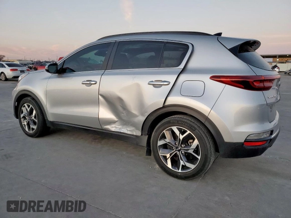 2022 Kia Sportage EX with VIN KNDPN3AC8N7955332, listed as a Copart auction lot 47824755 with 25,544 mi miles and Salvage title. Bid and sale history available at DreamBid. Image 2.