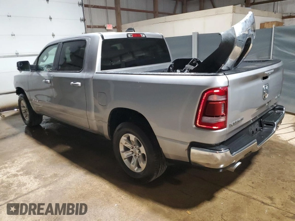 2024 Ram 1500 Laramie with VIN 1C6SRFJT5RN223670, listed as a Copart auction lot 65283975 with 36,433 mi miles and Clean title. Bid and sale history available at DreamBid. Image 2.