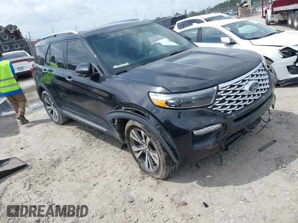 2020 Ford Explorer Platinum z VIN 1FM5K8HC1LGB33273, wystawiony jako IAAI lot #41951885 z przebiegiem 74 734 mil mil oraz . Historia ofert i sprzedaży dostępna na DreamBid. Obrazek 1.