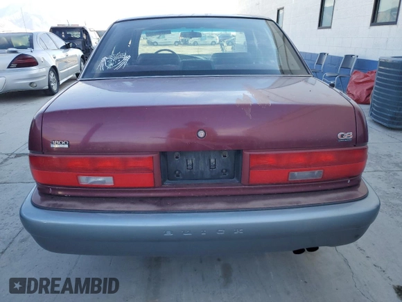 1996 Buick Regal with VIN 2G4WF52K3T1461797, listed as a Copart auction lot 74704534 with 93,303 mi miles and Salvage Title. Bid and sale history available at DreamBid. Image 6.