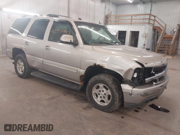 2004 Chevrolet Tahoe Z71 with VIN 1GNEK13Z94R252242, listed as a IAAI auction lot 42354997 with 240,719 mi miles and . Bid and sale history available at DreamBid. Image 1.