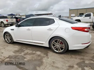 2013 Kia Optima SX with VIN 5XXGR4A69DG194031, listed as a Copart auction lot 60411945 with 120,419 mi miles and Clean title. Bid and sale history available at DreamBid. Image 2.