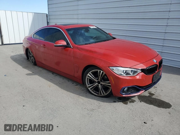 2017 BMW 4 Series 430i with VIN WBA4R7C59HK876327, listed as a Copart auction lot 52001395 with 89,834 mi miles and Salvage Title. Bid and sale history available at DreamBid. Image 4.