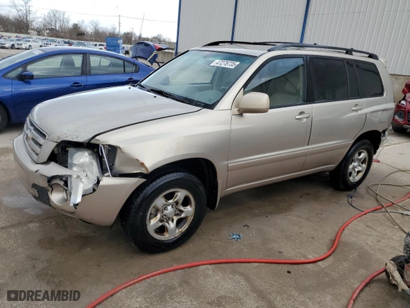 2007 Toyota Highlander with VIN JTEHD21A370047829, listed as a Copart auction lot 47278735 with 223,298 mi miles and Non Repairable. Bid and sale history available at carsss.com. Image 1.