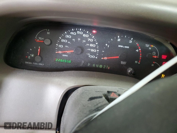 2003 Ford Super Duty F-250 XL with VIN 1FTNX21F23EA70199, listed as a Copart auction lot 78570444 with 228,265 mi miles and Salvage Title. Bid and sale history available at carsss.com. Image 9.