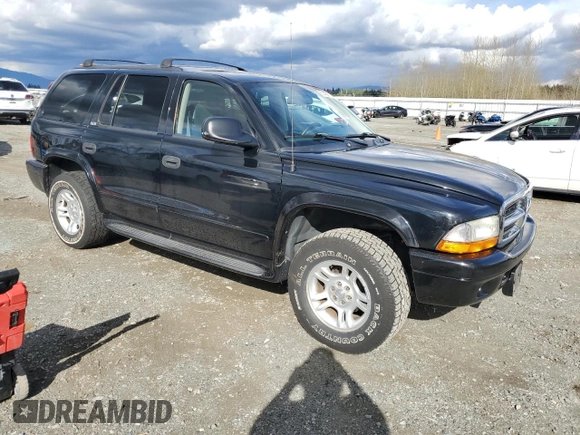 2002 Dodge Durango SLT z VIN 1B4HS48N02F179268, wystawiony jako Copart lot #51459765 z przebiegiem 210 934 mil mil oraz Czysty tytuł • Clean title. Historia ofert i sprzedaży dostępna na DreamBid. Obrazek 4.