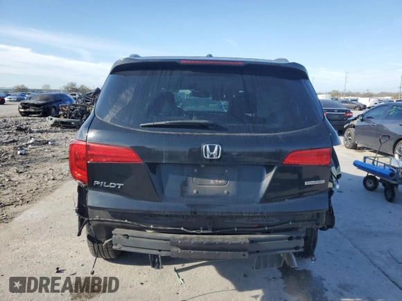 2017 Honda Pilot Touring with VIN 5FNYF5H90HB011708, listed as a Copart auction lot 46991655 with 159,953 mi miles and Salvage Title. Bid and sale history available at carsss.com. Image 6.
