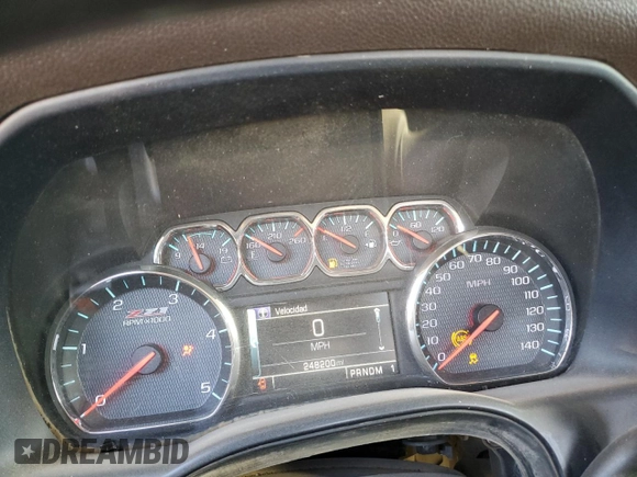 2015 Chevrolet Silverado 3500HD LT with VIN 1GC5KZC83FZ104590, listed as a Copart auction lot 37350664 with 248,200 mi miles and Salvage Title. Bid and sale history available at carsss.com. Image 9.