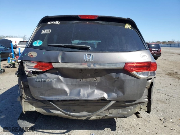 2014 Honda Odyssey EX with VIN 5FNRL5H42EB034422, listed as a Copart auction lot 48226825 with 150,423 mi miles and Clean Title. Bid and sale history available at carsss.com. Image 6.