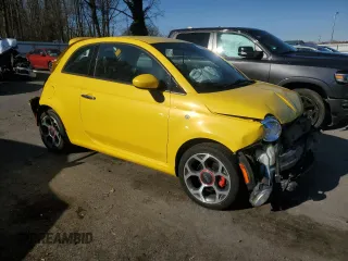 2016 FIAT 500 Sport z VIN 3C3CFFBR5GT144820, wystawiony jako Copart lot #83251584 z przebiegiem 100 009 mil mil oraz Szkoda całkowita • Salvage title. Historia ofert i sprzedaży dostępna na DreamBid. Obrazek 4.