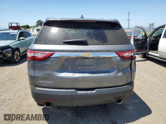 2020 Chevrolet Traverse LS z VIN 1GNERFKW8LJ292177, wystawiony jako Copart lot #56173015 z przebiegiem 67 821 mil mil oraz Szkoda całkowita • Salvage title. Historia ofert i sprzedaży dostępna na DreamBid. Obrazek 6.