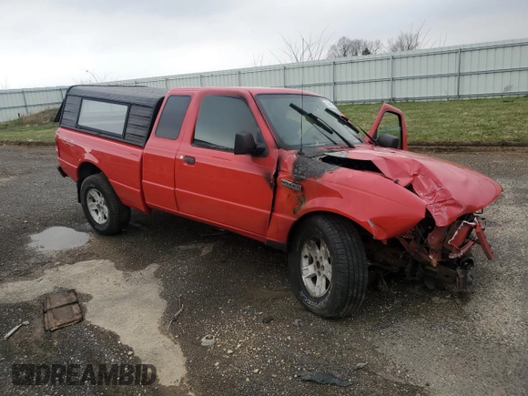 2006 Ford Ranger XL with VIN 1FTYR15EX6PA10585, listed as a Copart auction lot 53548325 with 0 mi miles and Non Repairable. Bid and sale history available at carsss.com. Image 4.