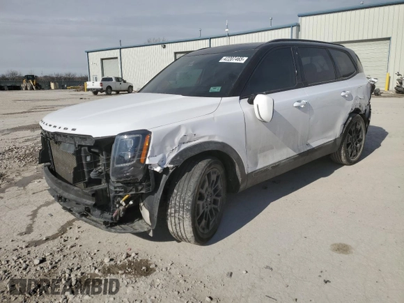 2022 Kia Telluride SX with VIN 5XYP5DHC7NG230867, listed as a Copart auction lot 42207465 with 64,800 mi miles and Salvage Title. Bid and sale history available at carsss.com. Image 1.