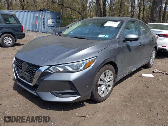 2020 Nissan Sentra S with VIN 3N1AB8BV2LY222901, listed as a IAAI auction lot 42122487 with 64,551 mi miles. Bid and sale history available at carsss.com. Image 17.