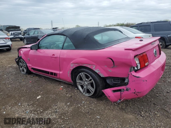 2009 Ford Mustang with VIN 1ZVHT84N595116922, listed as a Copart auction lot 55129515 with 180,469 mi miles and Salvage title. Bid and sale history available at DreamBid. Image 2.