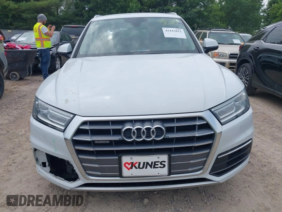 2019 Audi Q5 Premium with VIN WA1ANAFY1K2112834, listed as a IAAI auction lot 42443822 with 98,579 mi miles and . Bid and sale history available at DreamBid. Image 12.