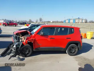2017 Jeep Renegade Sport with VIN ZACCJBABXHPG35979, listed as a IAAI auction lot 41781553 with 71,265 mi miles and . Bid and sale history available at carsss.com. Image 14.