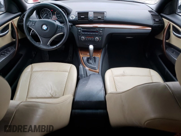 2008 BMW 1 Series 128i with VIN WBAUN13568VH79872, listed as a Copart auction lot 84215904 with 82,388 mi miles and Salvage title. Bid and sale history available at DreamBid. Image 8.