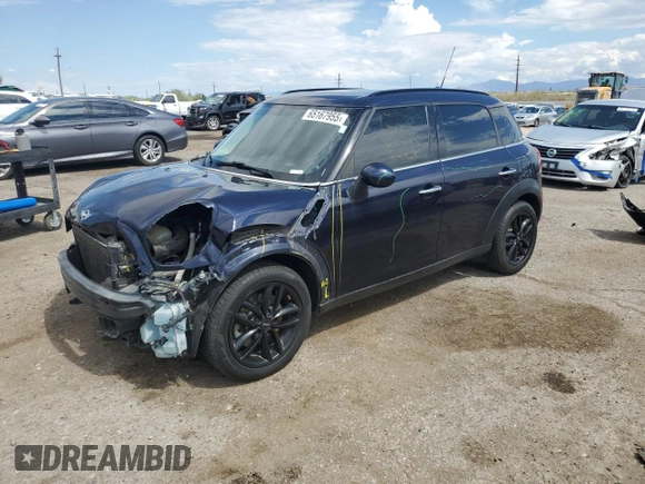 2016 MINI Countryman S with VIN WMWZC3C59GWT08439, listed as a Copart auction lot 65167955 with 76,336 mi miles and Salvage title. Bid and sale history available at DreamBid. Image 1.
