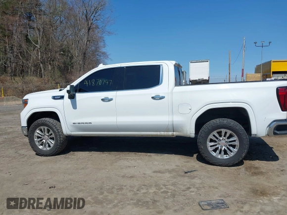 2022 GMC Sierra 1500 SLT with VIN 3GTU9DET9NG210715, listed as a IAAI auction lot 41870747 with 61,371 mi miles and . Bid and sale history available at DreamBid. Image 6.