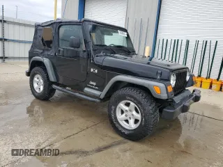 2006 Jeep Wrangler X with VIN 1J4FA39SX6P719070, listed as a Copart auction lot 55598455 with 110,741 mi miles and Salvage title. Bid and sale history available at DreamBid. Image 4.