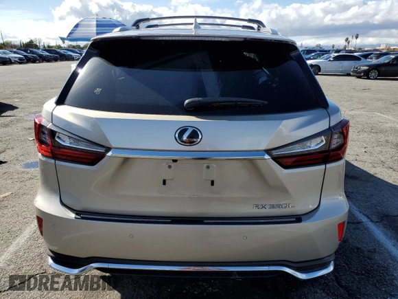 2019 Lexus RX 350L Premium with VIN JTJGZKCAXK2012648, listed as a Copart auction lot 44417555 with 27,464 mi miles and Salvage title. Bid and sale history available at DreamBid. Image 6.
