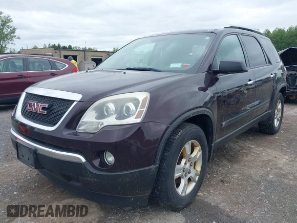 2009 GMC Acadia SLE1 with VIN 1GKER13DX9J146711, listed as a IAAI auction lot 42296910 with 144,285 mi miles and . Bid and sale history available at DreamBid. Image 2.