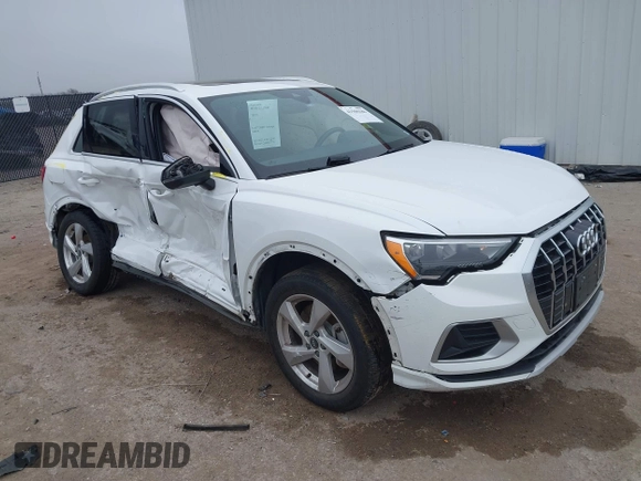 2021 Audi Q3 Premium with VIN WA1AUCF35M1089733, listed as a IAAI auction lot 41506186 with 69,211 mi miles and . Bid and sale history available at DreamBid. Image 1.