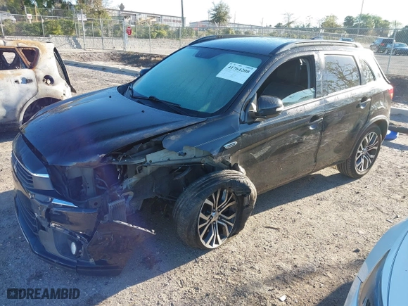 2017 Mitsubishi Outlander Sport SEL 2.4 with VIN JA4AR4AW6HZ017584, listed as a IAAI auction lot 41764208 with 90,604 mi miles. Bid and sale history available at carsss.com. Image 17.