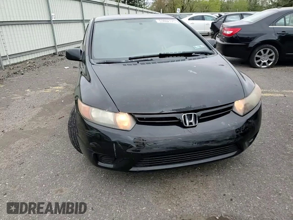 2007 Honda Civic Cpe LX with VIN 2HGFG12667H519574, listed as a Copart auction lot 53802175 with 156,354 mi miles and Salvage Title. Bid and sale history available at carsss.com. Image 13.